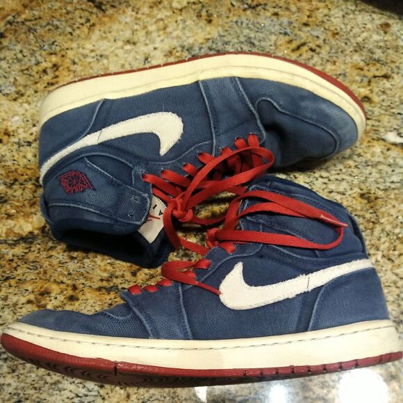Nike Air Jordan 1 High Strap Olympic 342132 461 Mens 9.5 Basketball Running main image 11